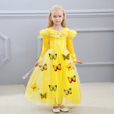 Kid Girl Christmas Cinderella Princess Dress