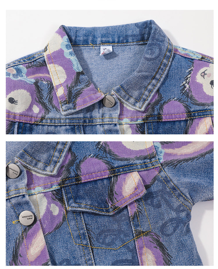 Kid Baby Girl Rabbit Cowboy Spring Autumn Leisure 2 Pcs Sets
