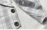 Baby Boy Jumpsuit Gentleman Bow Tie Crawl Plaid Rompers