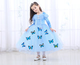 Kid Girl Christmas Cinderella Princess Dress