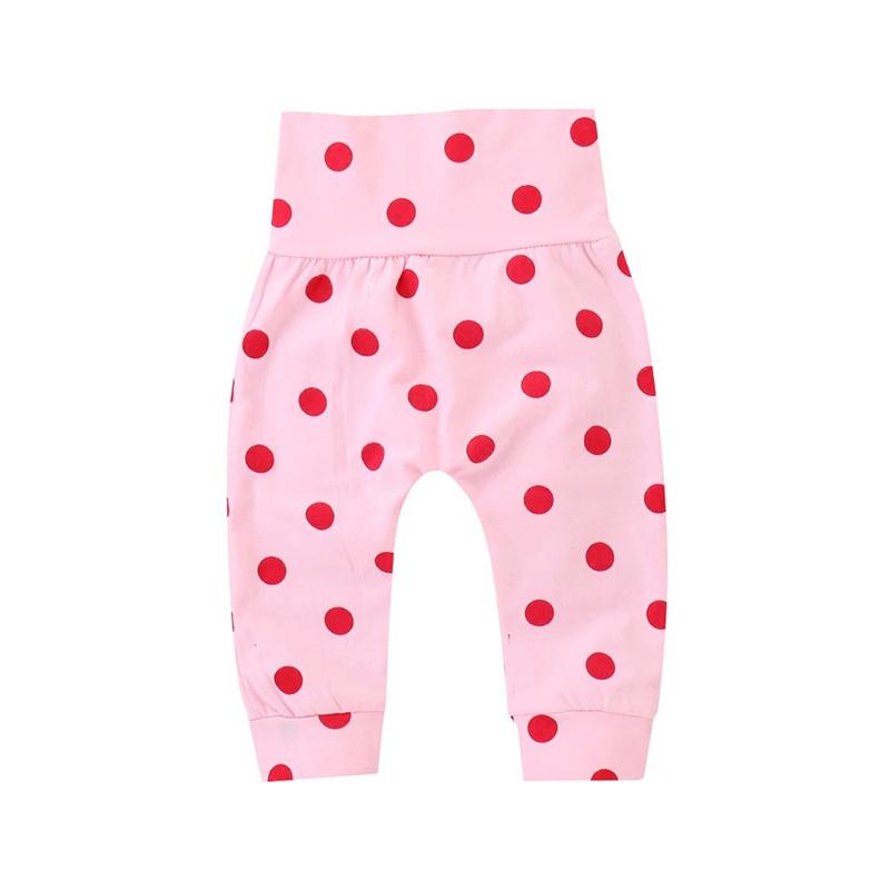 Baby Girl Set Cute Giraffe Pink Dot 2 Pcs