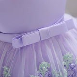 Girls Toddler 3D Flowers Birthday Party Wedding Dresses