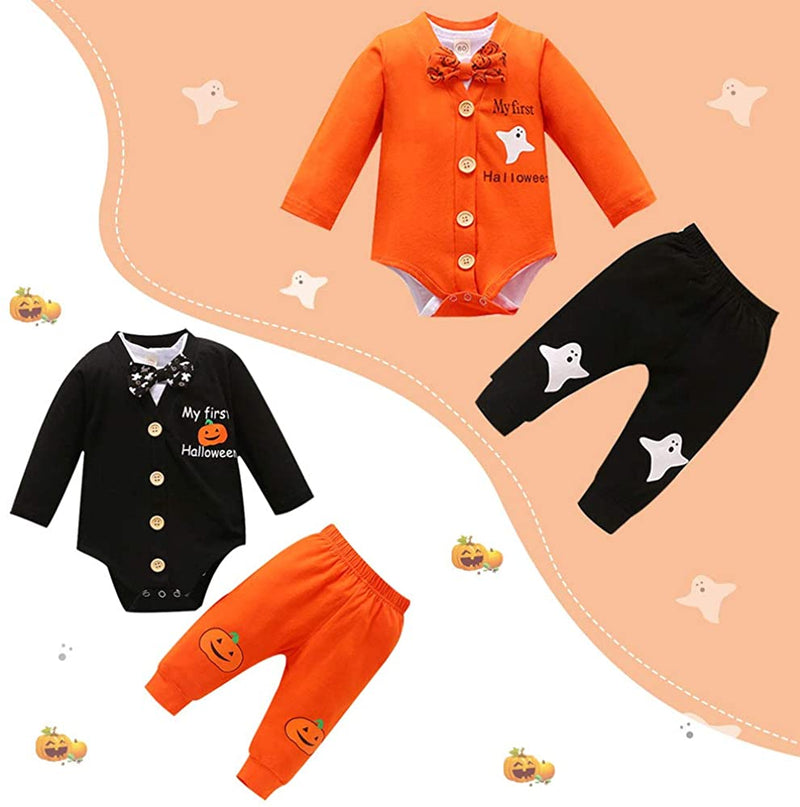 Baby Boys Halloween Gentleman Outfit Sets 3Pcs