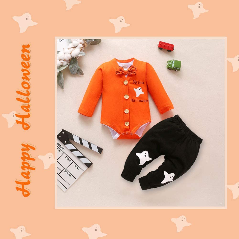 Baby Boys Halloween Gentleman Outfit Sets 3Pcs