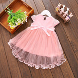 Kids Baby Girl Summer Floral Tulle Cotton Princess Party Dresses 6M-3Y - honeylives