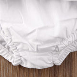 Baby Girls Summer Watermelon Tops White Shorts 3 Pcs Sets