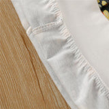 Baby Boys Girls Cartoon Print Long Sleeve Sets 2 Pcs Suits