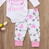 Baby Girl Set Cute Giraffe Pink Dot 2 Pcs