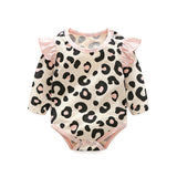 Baby Girl Suit Leopard Print Lovely 2 Pcs Set