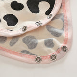 Baby Girl Suit Leopard Print Lovely 2 Pcs Set