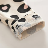 Baby Girl Suit Leopard Print Lovely 2 Pcs Set