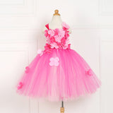 Kid Baby Girls Tutu Flowers Birthday Masquerade Party Unicorn Dresses