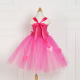 Kid Baby Girls Tutu Flowers Birthday Masquerade Party Unicorn Dresses