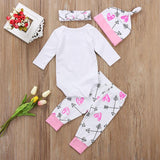Baby Girl Set Cute Giraffe Pink Dot 2 Pcs