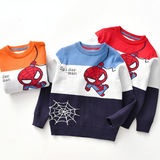 Kid Boy Trendy Knit Long-sleeved Round Neck Sweater