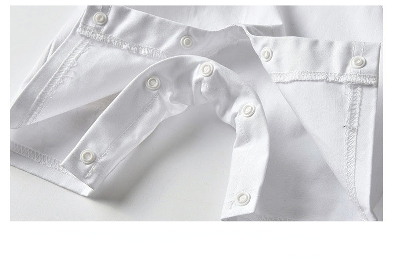 Baby Boy Onesie Gentleman Short Sleeve Climbing Suit Rompers