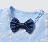 Baby Boys Long Sleeve One-piece Spring Gentleman Rompers