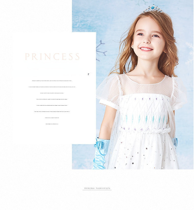 Kid Baby Girl Princess Summer New Frozen Aisha Pompous Dresses