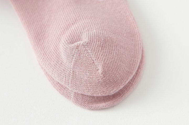 Baby Girl Bow Decor Silk Design Socks 5 Colors