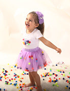 Kid Baby Girl Princess Rainbow Mesh Tutu Skirts