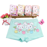 Kid Girl Cartoon Pattern Cotton Softwear Briefs Underwear 5 Packs