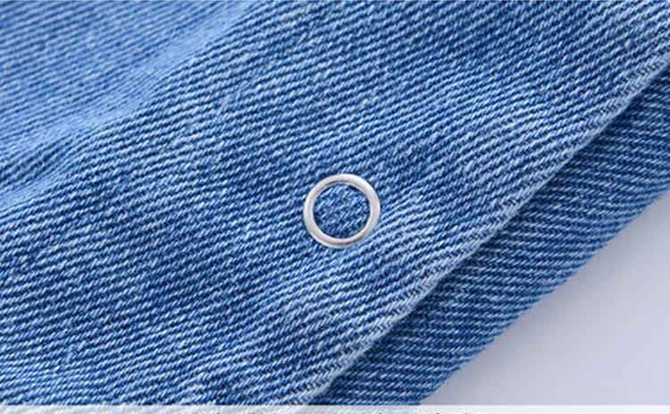 Baby Girl Onesies Sleeveless Crawlers Soft Denim Spring Autumn Rompers