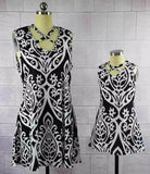 Family Matching Mother-daughter Sundresses Summer Sleeveless Dress