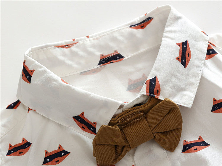 Autumn Baby Boy Set Gentleman Fashion Party Formal 3 Pcs Suits
