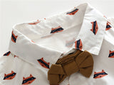 Autumn Baby Boy Set Gentleman Fashion Party Formal 3 Pcs Suits