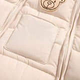 Baby Boy Girl Cartoon Bear Romper Double Zipper Snowsuit