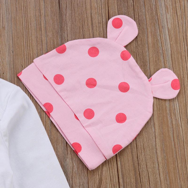 Baby Girl Set Cute Giraffe Pink Dot 2 Pcs
