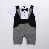 Baby Toddler Boy Party Cotton Jumpsuit Romper
