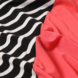 Family Matching Mother-daughter Spring/summer Stripe Stitching Dresses