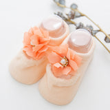 Newborn Baby Lace Flower Cotton Anti-Slip Kids Floor Socks