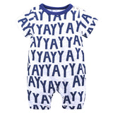 Baby Onesies Short Sleeve Cotton Knitted Breathable Jumpsuit Romper