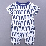 Baby Onesies Short Sleeve Cotton Knitted Breathable Jumpsuit Romper
