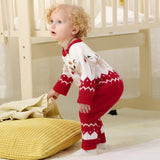 Ins Baby Elk Bodysuit Christmas Autumn Jumpsuits Rompers