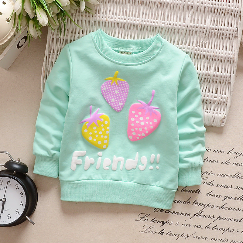 Baby Girls Long Sleeve Spring Autumn T-Shirt