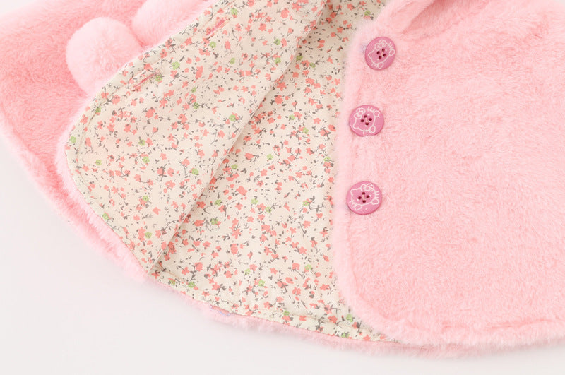 Baby Girls Overcoat Cape Autumn Winter Coats