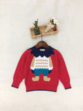 Kids Boy Girl Spring Autumn Lion Collar Knitwear Sweater