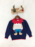 Kids Boy Girl Spring Autumn Lion Collar Knitwear Sweater