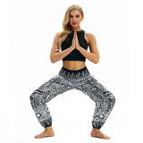 Family Matching Yoga Pants Trend Digital Printing Parent-child Dresses