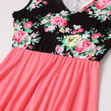 Family Matching Parent-child Digital Print Dress