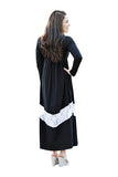 Family Matching Mother Child Long Sleeve Patchwork Dresses