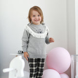 Kid Baby Girl Cartoon Lion Pullover Sweater