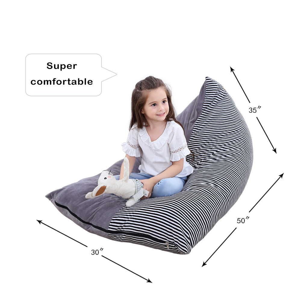 Kid Thickened Large-Capacity Portable Striped Filling Storage Bag