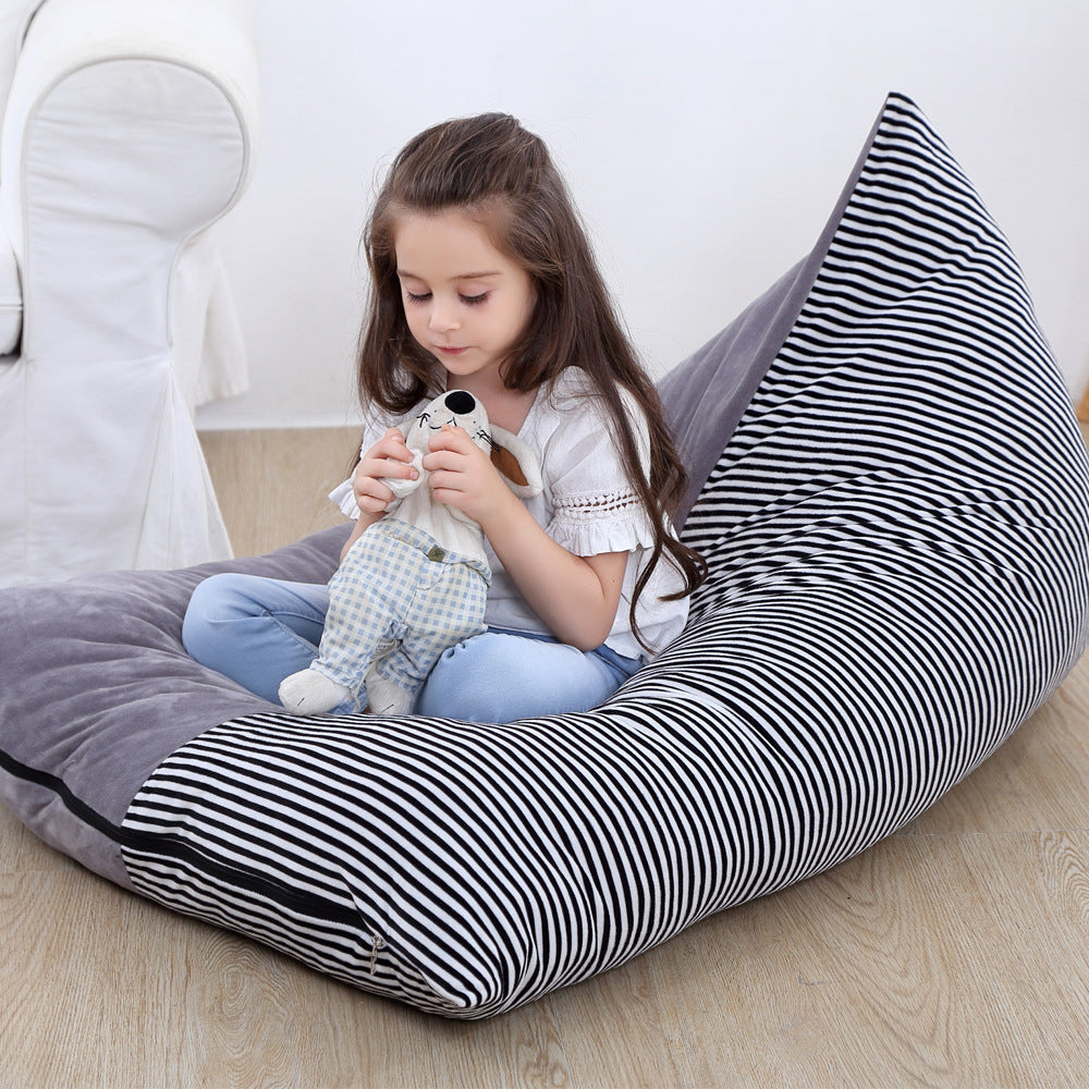 Kid Thickened Large-Capacity Portable Striped Filling Storage Bag