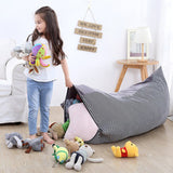 Kid Thickened Large-Capacity Portable Striped Filling Storage Bag