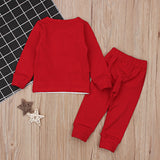 Baby Boy Girl Spring Autumn Christmas Long-sleeved Sets 2 Pcs