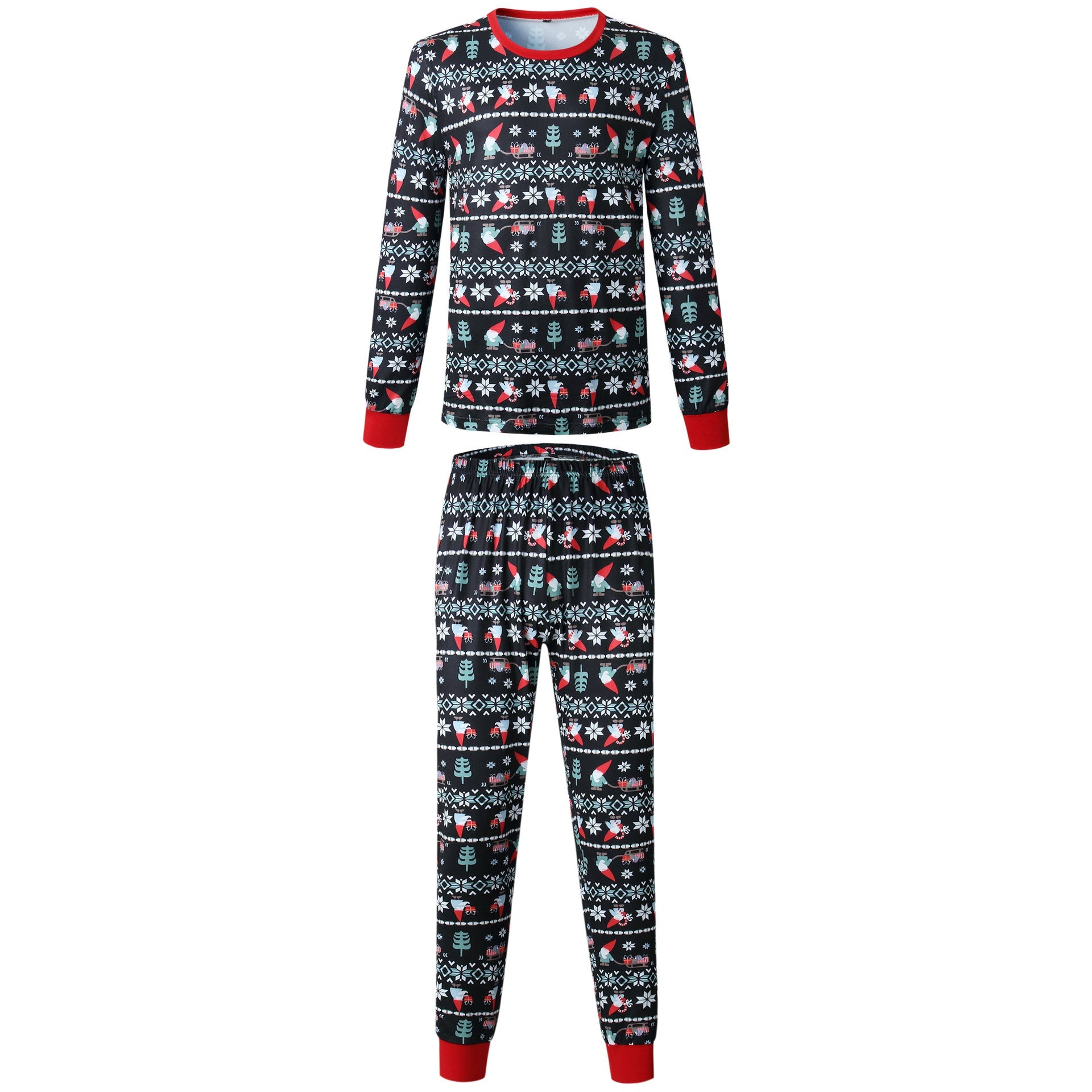 Family Christmas Parent-child Home Set Pajamas